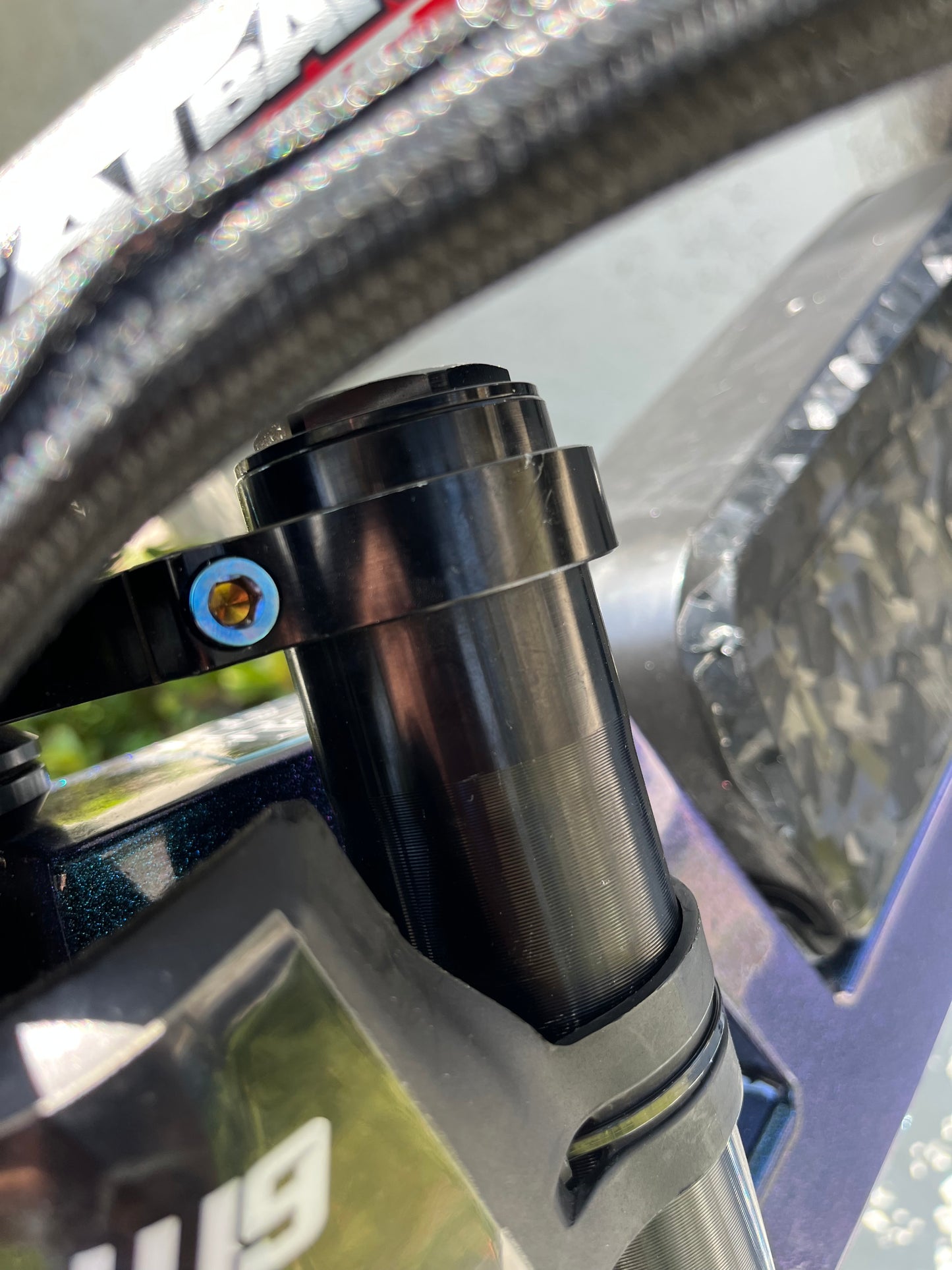 Titanium fork bolts for p-51 bullet/ace