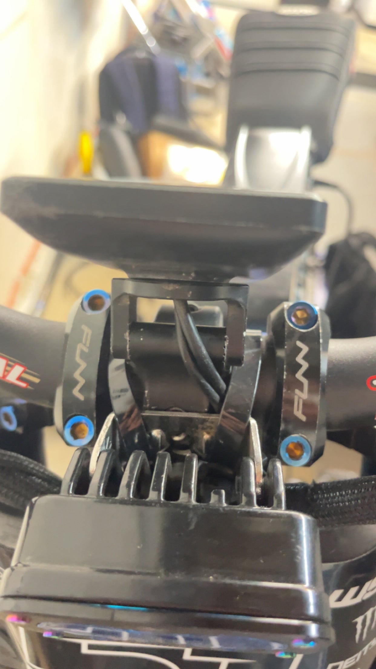 Titanium direct mount bolts