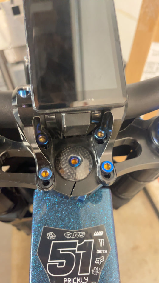 Titanium direct mount bolts
